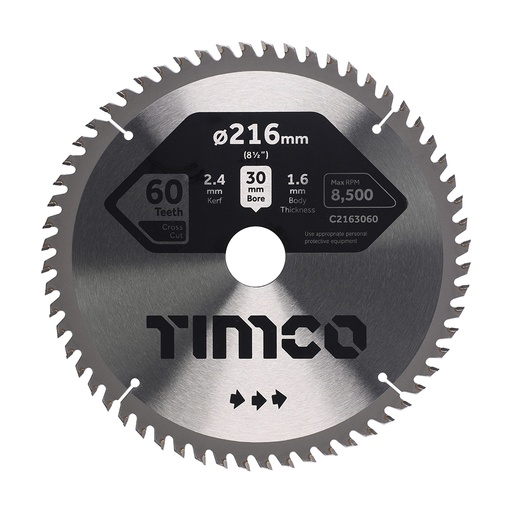 [TIM150545] Circular Saw Blade Fine Trim/Finishing Extra Fine - 216 x 30 x 60T