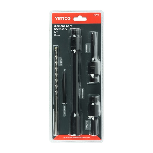 [TIM150588] Dry Diamond Core Accessory Kit - 5pcs