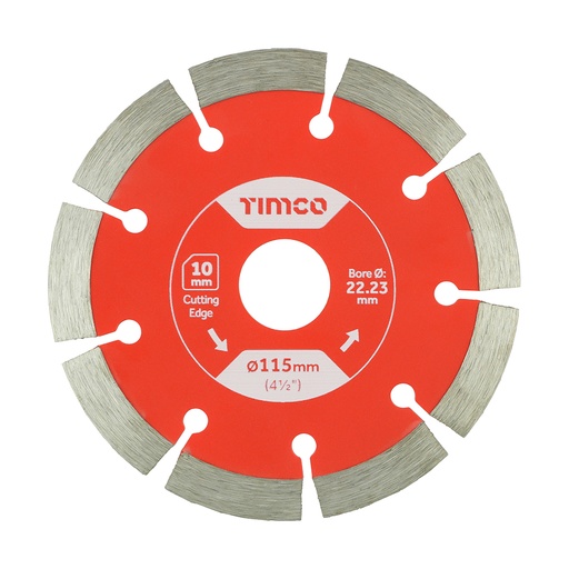 [TIM150651] General Purpose Diamond Blade Segmented  - 115 x 22.2