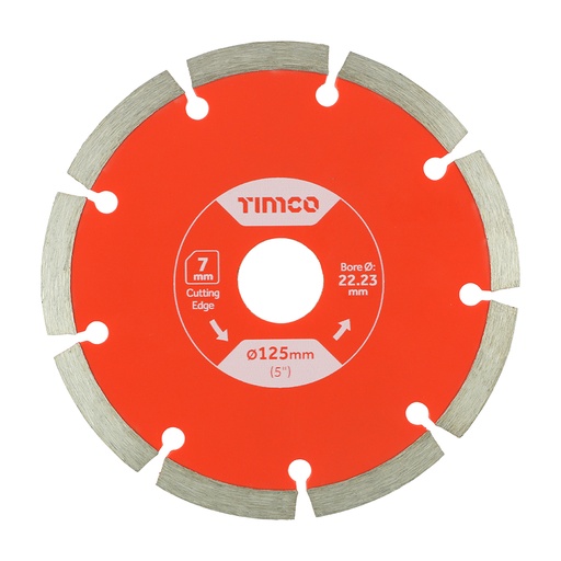 [TIM150653] Premium Diamond Blade Segmented - 125 x 22.2