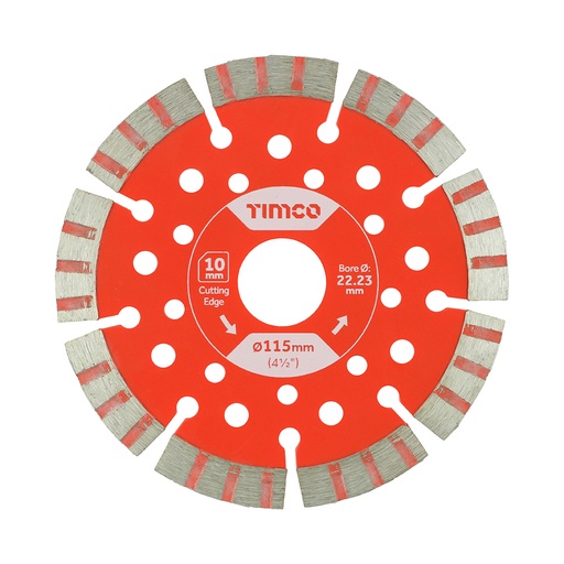 [TIM150656] Trade Diamond Blade Segmented - 115 x 22.2