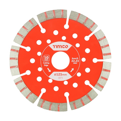 [TIM150657] Trade Diamond Blade Segmented - 125 x 22.2