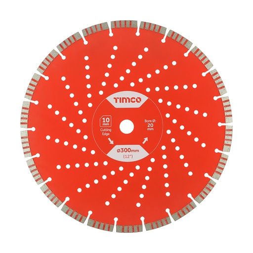 [TIM150659] Trade Diamond Blade Segmented - 300 x 20.0