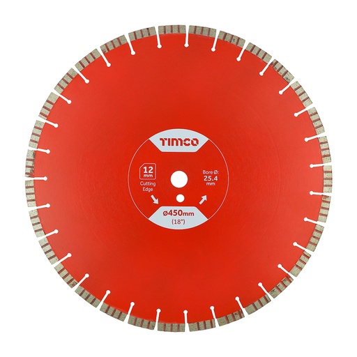 [TIM150668] Premium Diamond Blade Segmented - 450 x 25.4