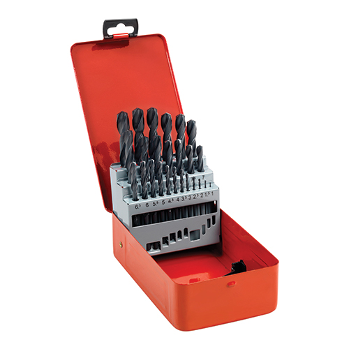 [TIM151001] Roll Forged Jobber Drills Set HSS - 25pcs