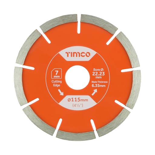 [TIM151082] General Purpose Mortar Raking Diamond Blade - 115 x 22.2