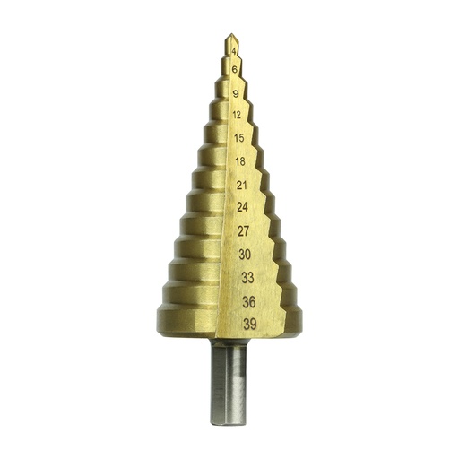 [TIM151147] Step Drill M2 HSS TiN - 4-39mm