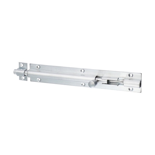 [TIM170025] Straight Barrel Bolt Satin Chrome - 150 x 25mm