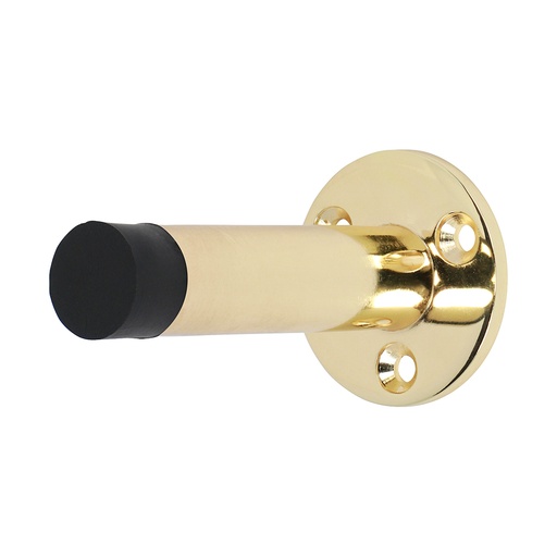 [TIM170038] Projection Door Stop Polished Brass - 70mm