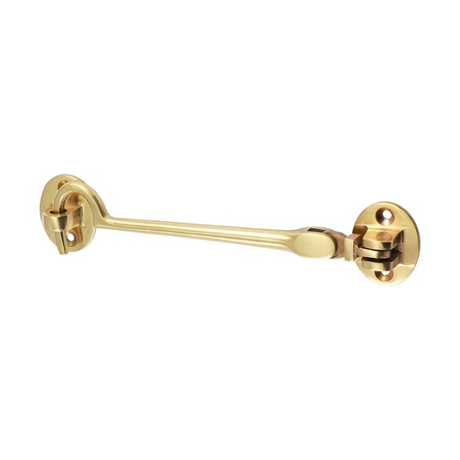 [TIM170053] Cabin Hook Polished Brass - 150mm