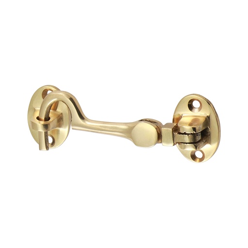[TIM170059] Cabin Hook Polished Brass - 75mm