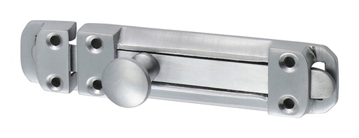 [TIM170061] Contract Flat Section Bolt Satin Chrome - 110 x 25mm