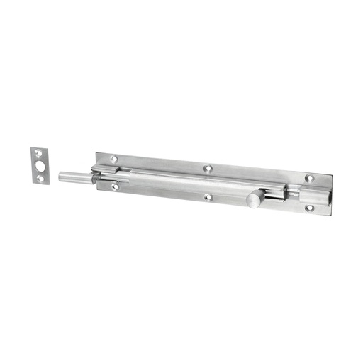 [TIM170070] Necked Barrel Bolt Satin Chrome - 150 x 25mm