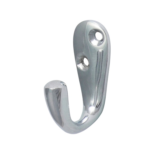 [TIM170098] Single Robe Hook Polished Chrome - 44 x 18mm