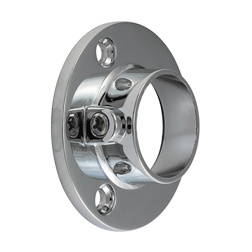 [TIM170101] Locking End Socket For Round Tube Polished Chrome - 25mm