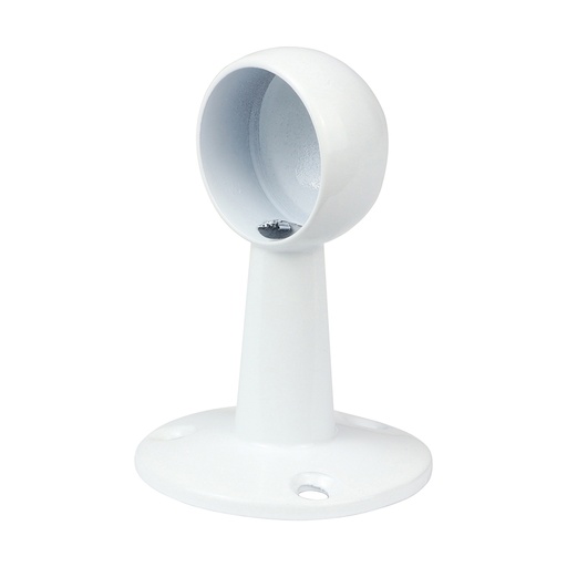 [TIM170111] End Bracket For Round Tube White - 25mm