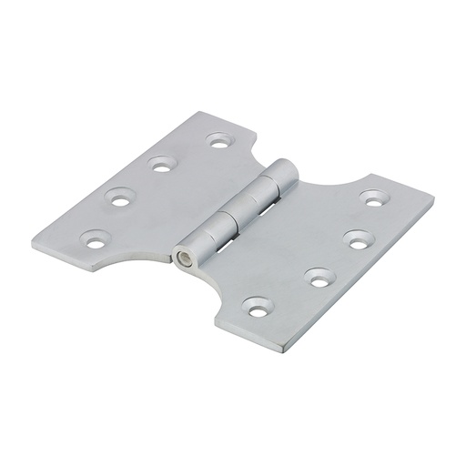 [TIM170120] Parliament Brass Hinges Satin Chrome - 102 x 100