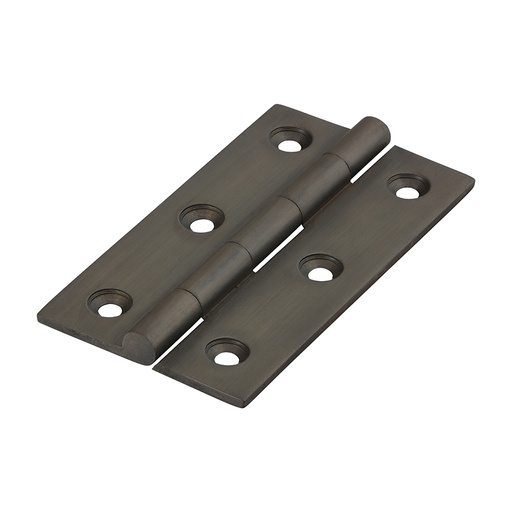 [TIM170123] Solid Drawn Brass Hinges Bronze - 75 x 40