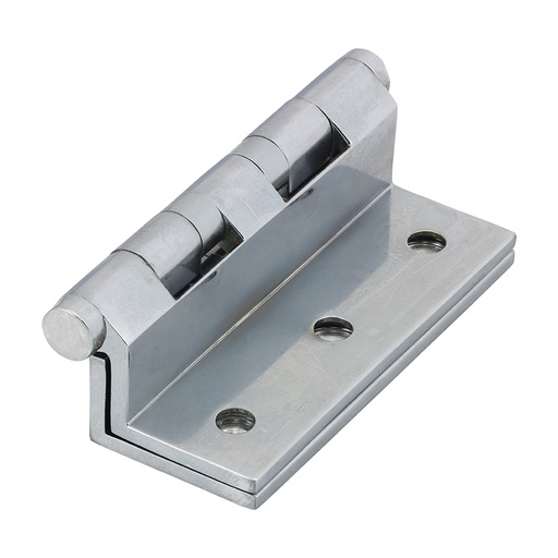 [TIM170137] Cranked Ball Race Brass Hinges Polished Chrome - 64 x 55