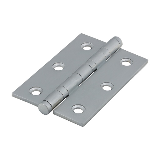 [TIM170155] Performance Ball Race Button Tip Brass Hinges Satin Chrome - 76 x 50