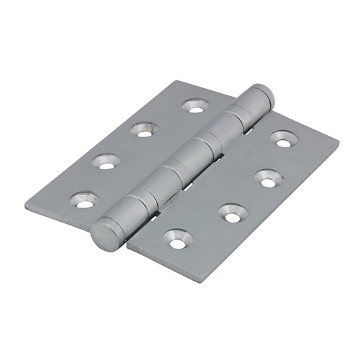 [TIM170167] Performance Ball Race Button Tip Brass Hinges Satin Chrome - 102 x 76