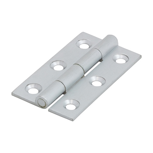 [TIM170168] Solid Drawn Brass Hinges Satin Chrome - 50 x 28
