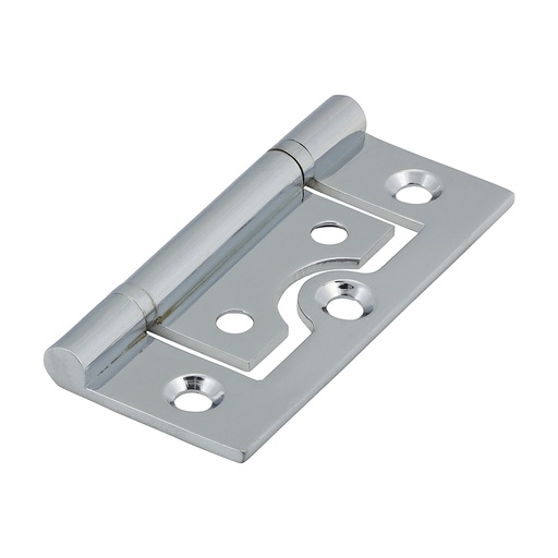[TIM170169] Plain Bearing Flush Brass Hinges Ploshed Chrome - 60 x 41