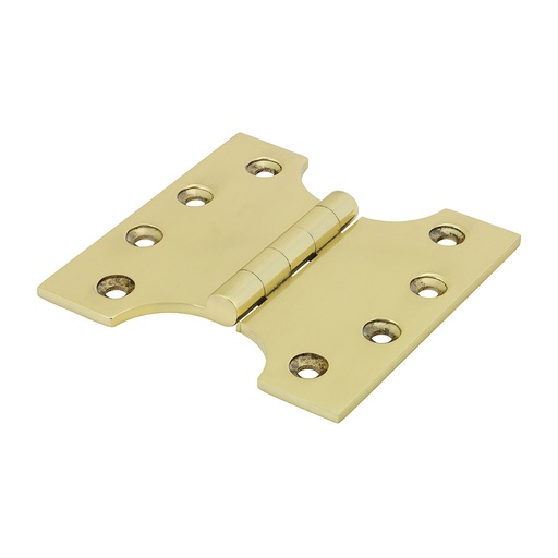 [TIM170185] Parliament Brass Hinges Polished Brass - 102 x 100