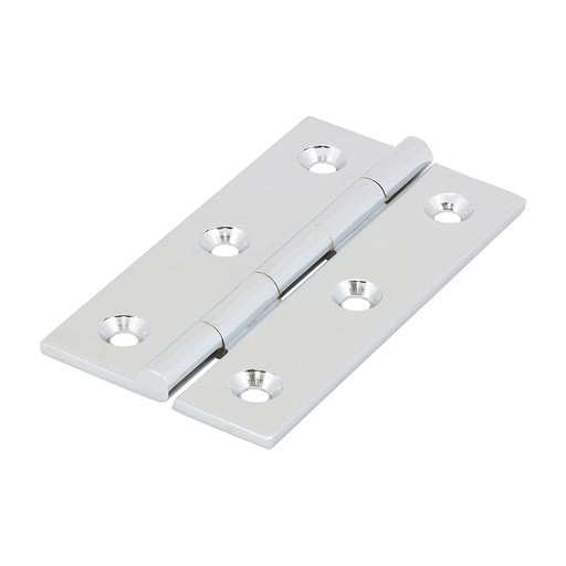 [TIM170187] Solid Drawn Brass Hinges Polished Chrome - 64 x 35