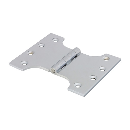 [TIM170191] Parliament Brass Hinges Polished Chrome - 102 x 125