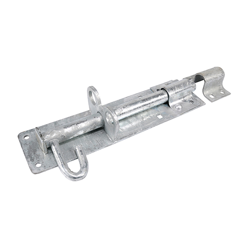 [TIM170225] Heavy Brenton Padbolt Hot Dipped Galvanised - 10"