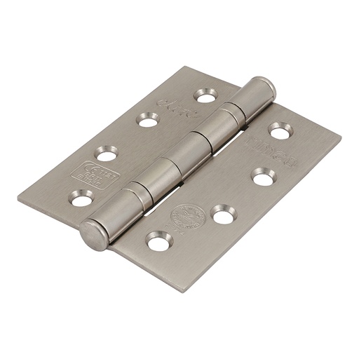 [TIM170248] Ball Bearing Hinges Grade 11 Steel Satin Nickel - 102 x 76 x 2.7
