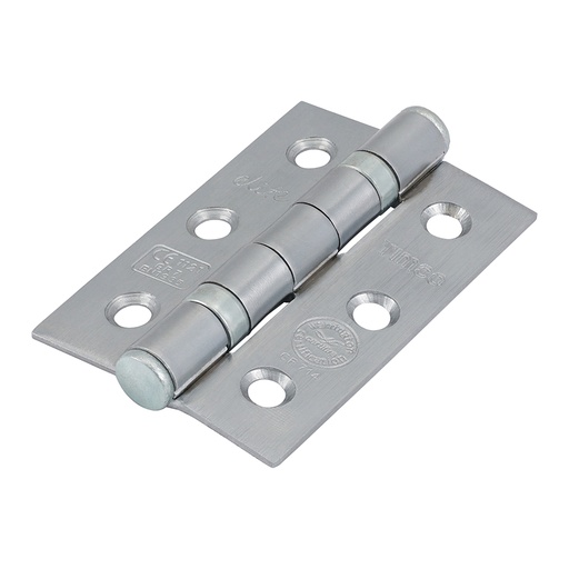 [TIM170249] Ball Bearing Hinges Grade 7 Steel Satin Chrome - 76 x 51 x 2.2