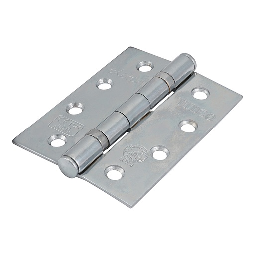 [TIM170252] Ball Bearing Hinges Grade 11 Steel Polished Chrome - 102 x 76 x 2.7