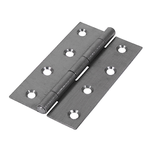 [TIM170321] Uncranked Butt Hinges (5050) Steel Self Colour - 100 x 58
