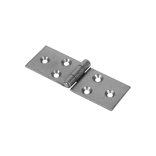 [TIM170322] Backflap Hinges Uncranked Knuckle (404) Steel Self Colour - 25 x 74