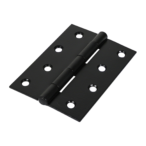 [TIM170327] Butt Hinges Fixed Pin (1838) Steel Black - 100 x 70