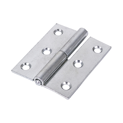 [TIM170337] Lift Off Hinges (457) Right Hand Steel Silver - 75 x 62
