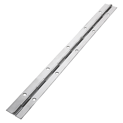 [TIM170338] Piano Hinges Steel Nickel - 1800 x 25
