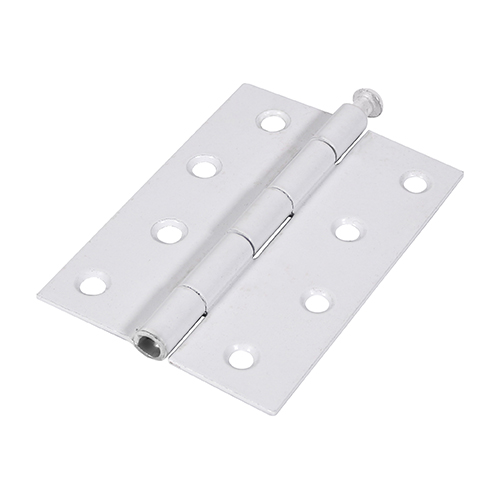 [TIM170342] Butt Hinges Loose Pin (1840) Steel White - 100 x 71
