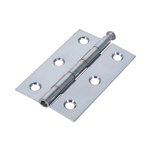 [TIM170352] Butt Hinges Loose Pin (1840) Steel Silver - 75 x 50