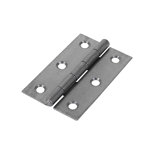[TIM170354] Uncranked Butt Hinges (5050) Steel Self Colour - 75 x 48