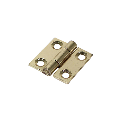 [TIM170355] Butt Hinges Fixed Pin (1838) Steel Electro Brass - 25 x 25