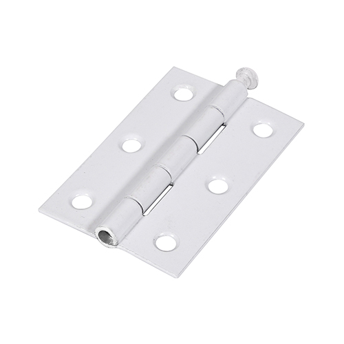 [TIM170362] Butt Hinges Loose Pin (1840) Steel White - 75 x 50