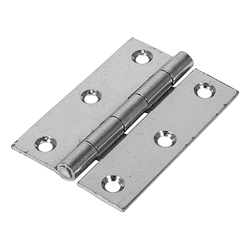 [TIM170366] Butt Hinges Fixed Pin (1838) Steel Silver - 63 x 44