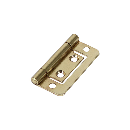 [TIM170375] Flush Hinges (105) Steel Electro Brass - 50 x 38.5