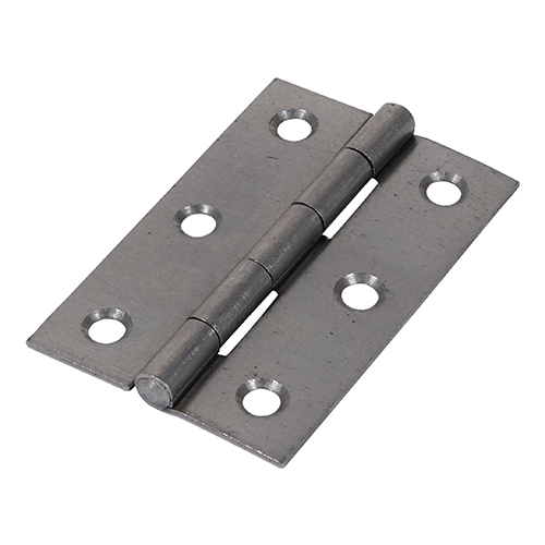 [TIM170382] Butt Hinges Fixed Pin (1838) Steel Self Colour - 75 x 50