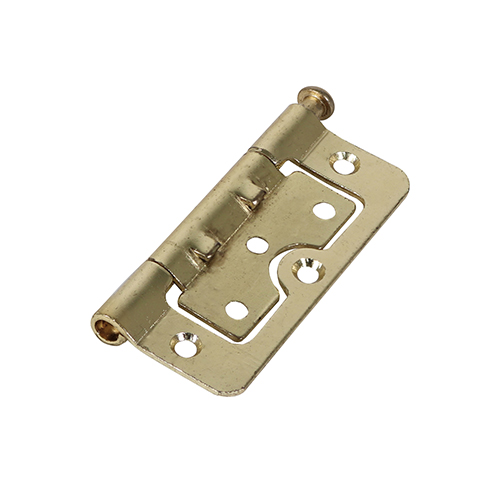 [TIM170383] Hurlinge Hinges Loose Pin (104Z) Steel Electro Brass - 75 x 52
