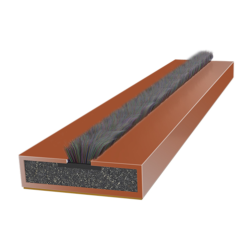 [TIM170426] Intumescent Fire & Smoke Seals Door Pack Brown - 15 x 4 x 1050mm