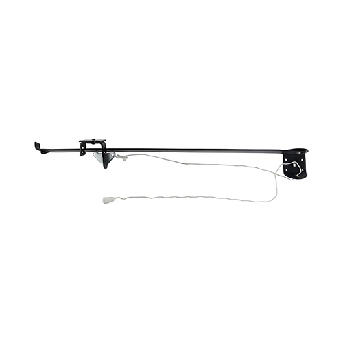 [TIM170443] Senior Garage Door Holder Wide Lintel Black  - 24"
